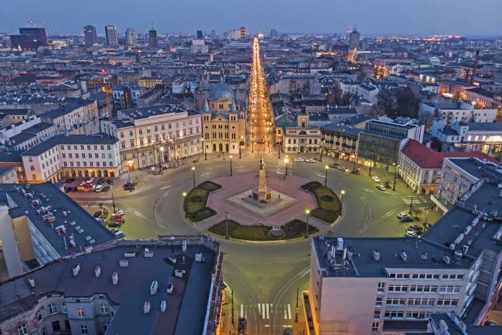Plac Wolności w Łodzi. Fot. AdobeStock / whitelook